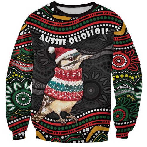 Personalised Australian Woodpecker Christmas Sweatshirt - Aussie Hoodie