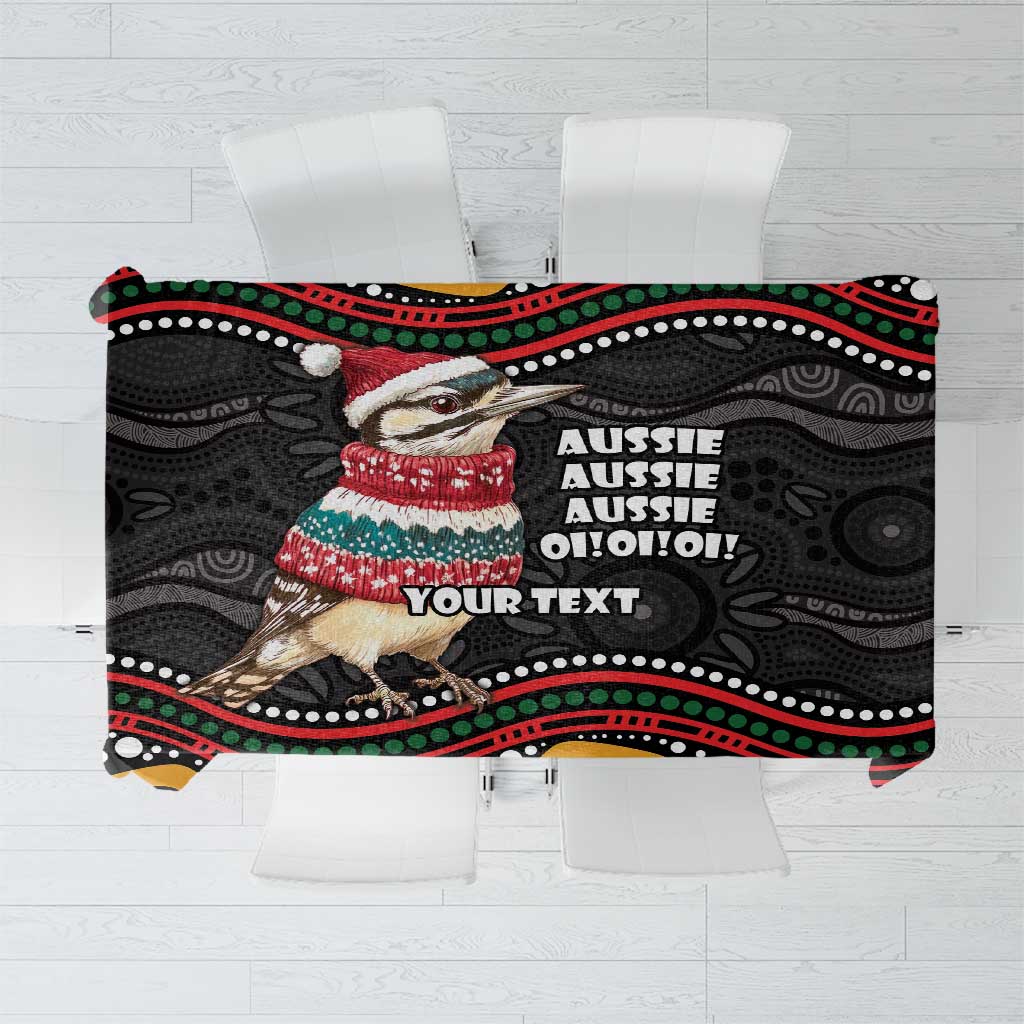 Personalised Australian Woodpecker Christmas Tablecloth - Aussie Hoodie