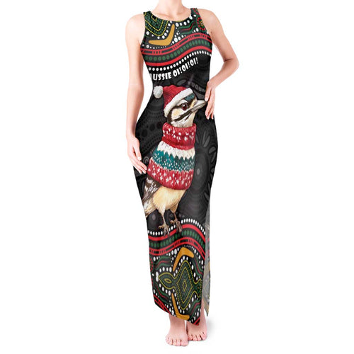 Personalised Australian Woodpecker Christmas Tank Maxi Dress - Aussie Hoodie