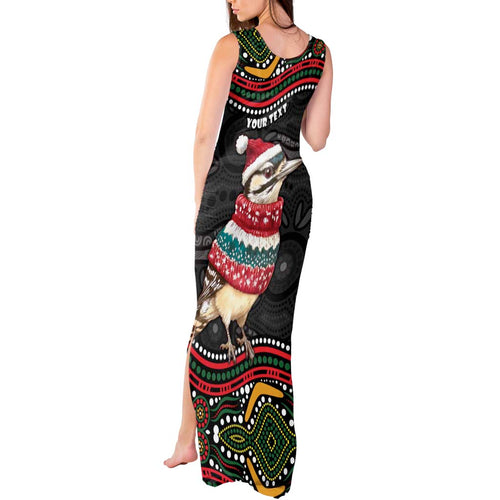 Personalised Australian Woodpecker Christmas Tank Maxi Dress - Aussie Hoodie