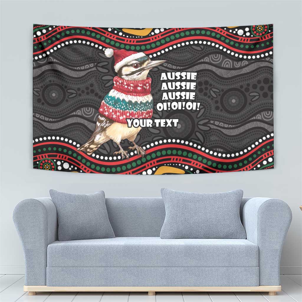 Personalised Australian Woodpecker Christmas Tapestry - Aussie Hoodie