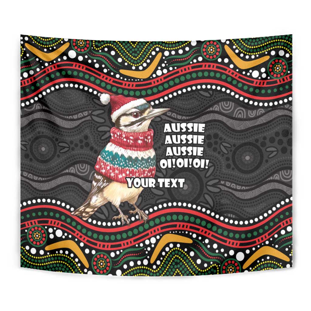 Personalised Australian Woodpecker Christmas Tapestry - Aussie Hoodie