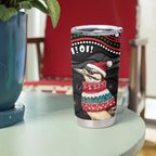 Personalised Australian Woodpecker Christmas Tumbler Cup - Aussie Hoodie