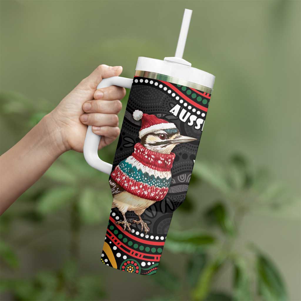 Personalised Australian Woodpecker Christmas Tumbler With Handle - Aussie Hoodie