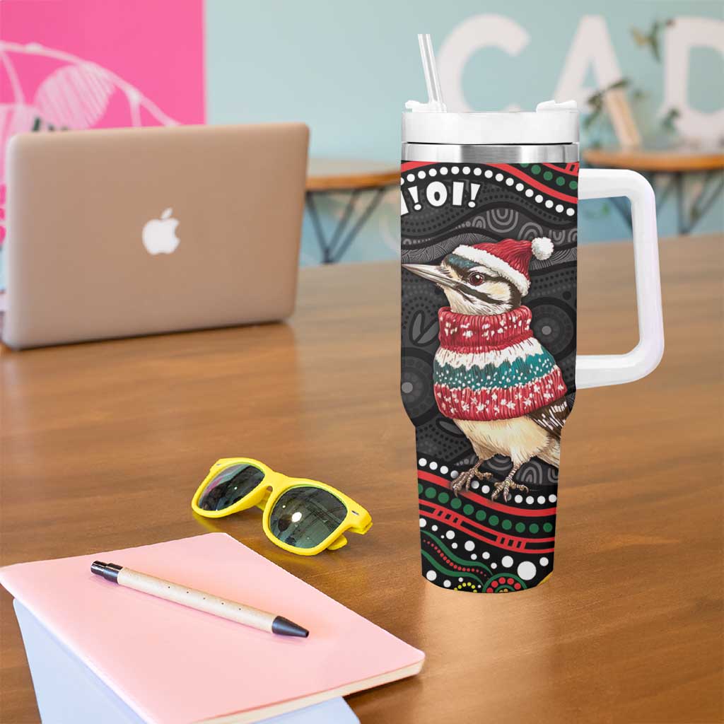 Personalised Australian Woodpecker Christmas Tumbler With Handle - Aussie Hoodie