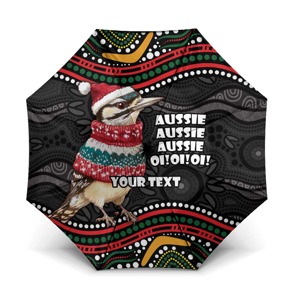 Personalised Australian Woodpecker Christmas Umbrella - Aussie Hoodie