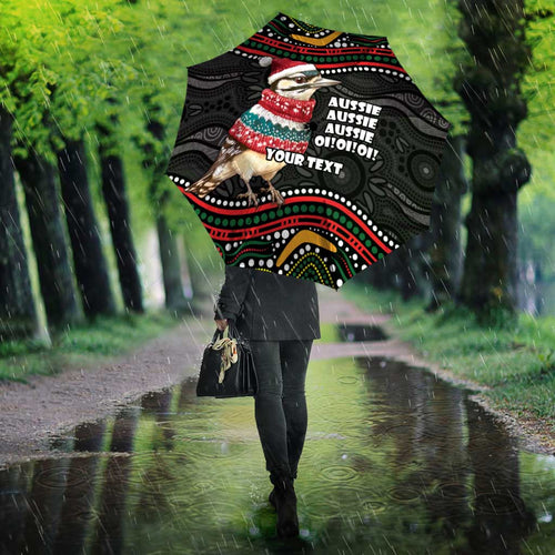 Personalised Australian Woodpecker Christmas Umbrella - Aussie Hoodie