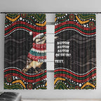 Personalised Australian Woodpecker Christmas Window Curtain - Aussie Hoodie