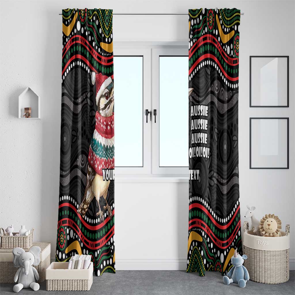 Personalised Australian Woodpecker Christmas Window Curtain - Aussie Hoodie