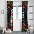 Personalised Australian Woodpecker Christmas Window Curtain - Aussie Hoodie