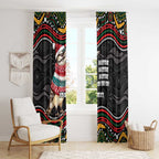 Personalised Australian Woodpecker Christmas Window Curtain - Aussie Hoodie