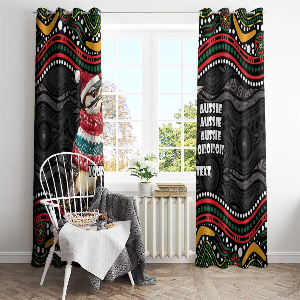 Personalised Australian Woodpecker Christmas Window Curtain - Aussie Hoodie