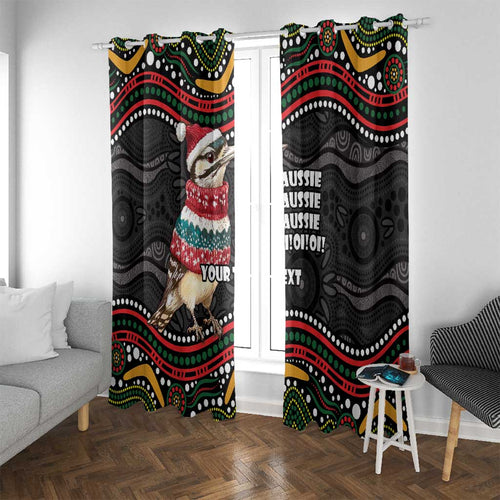 Personalised Australian Woodpecker Christmas Window Curtain - Aussie Hoodie