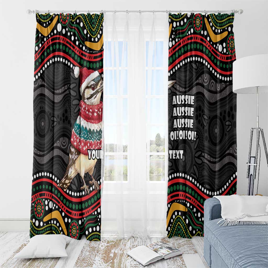 Personalised Australian Woodpecker Christmas Window Curtain - Aussie Hoodie