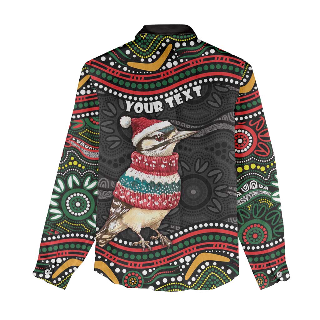 Personalised Australian Woodpecker Christmas Women Casual Shirt - Aussie Hoodie