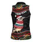Personalised Australian Woodpecker Christmas Women Sleeveless Polo Shirt - Aussie Hoodie
