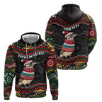 Personalised Australian Woodpecker Christmas Zip Hoodie - Aussie Hoodie