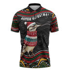 Personalised Australian Woodpecker Christmas Zipper Polo Shirt - Aussie Hoodie