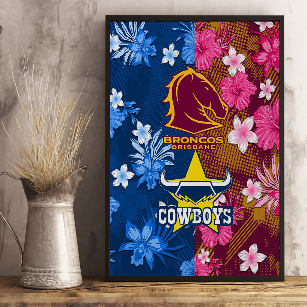 nrl-cowboys-and-broncos-canvas-wall-art-sporty-style