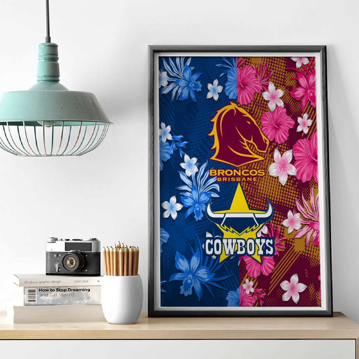 nrl-cowboys-and-broncos-canvas-wall-art-sporty-style