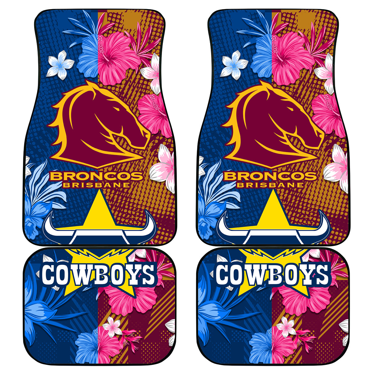 nrl-cowboys-and-broncos-car-mats-sporty-style