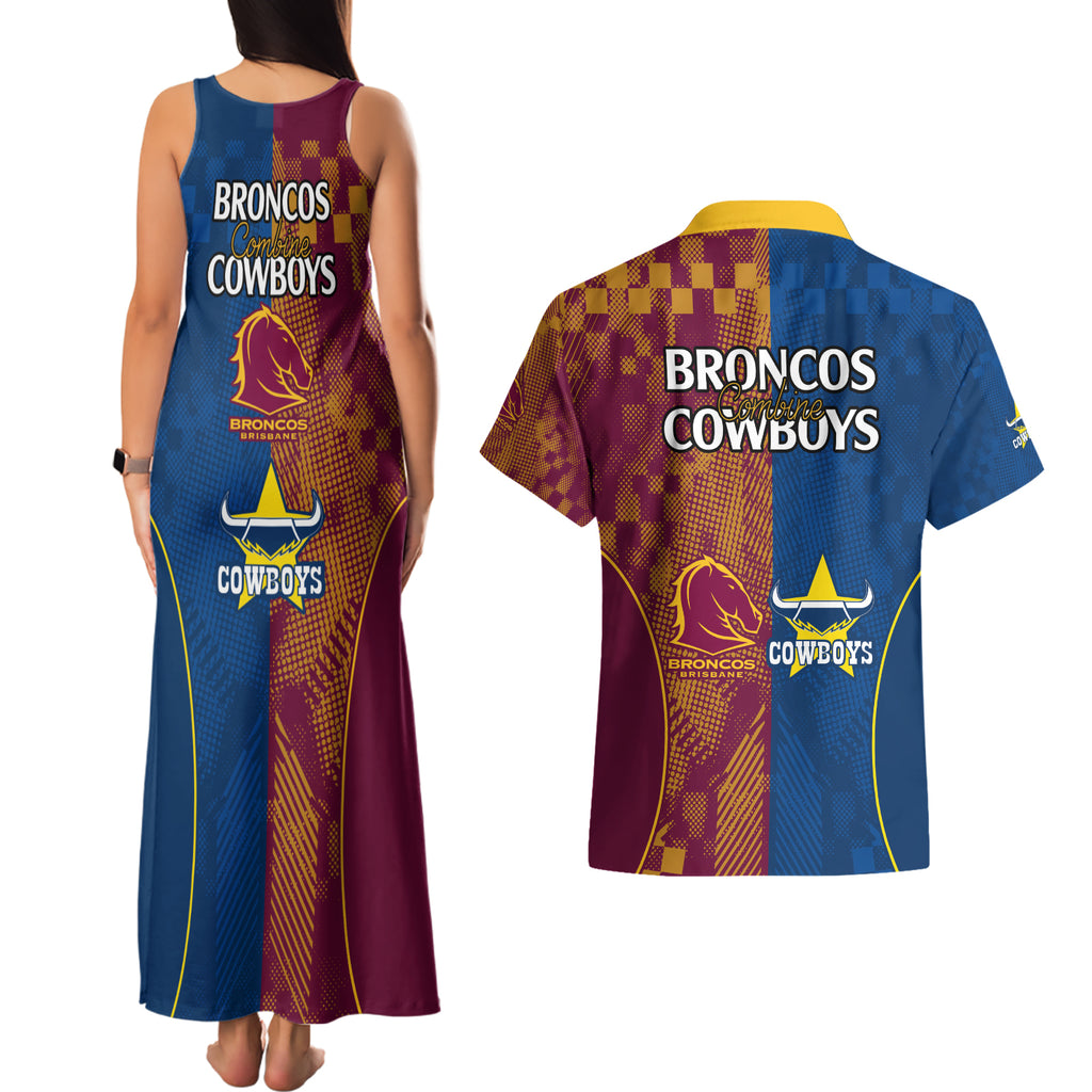 nrl-cowboys-and-broncos-couples-matching-tank-maxi-dress-and-hawaiian-shirt-sporty-style