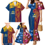 nrl-cowboys-and-broncos-family-matching-mermaid-dress-and-hawaiian-shirt-sporty-style