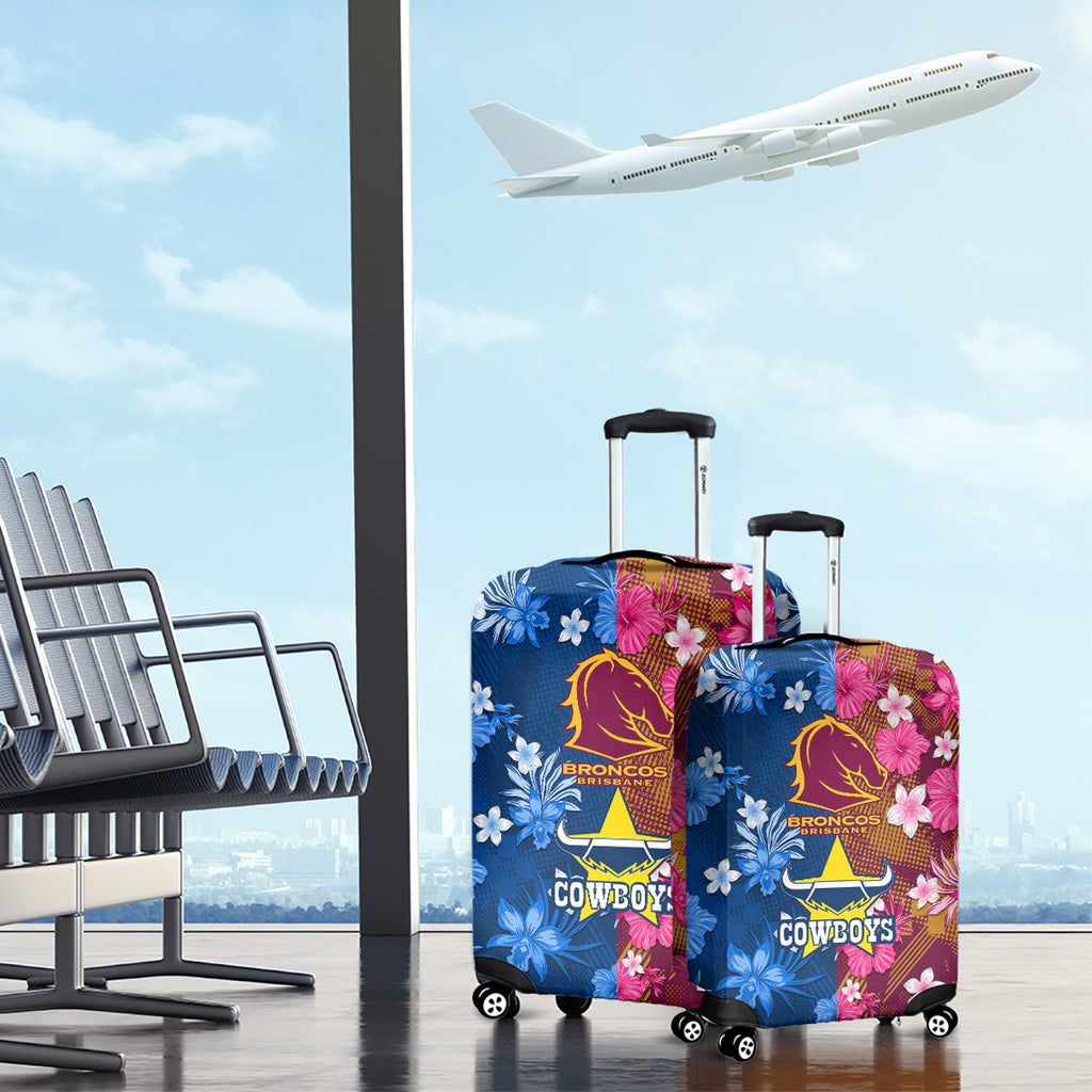nrl-cowboys-and-broncos-luggage-cover-sporty-style