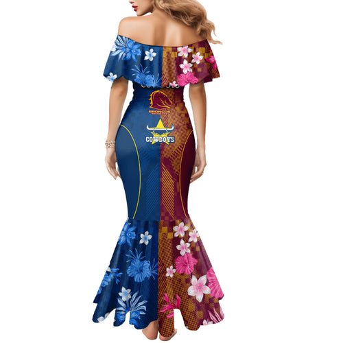 nrl-cowboys-and-broncos-mermaid-dress-sporty-style