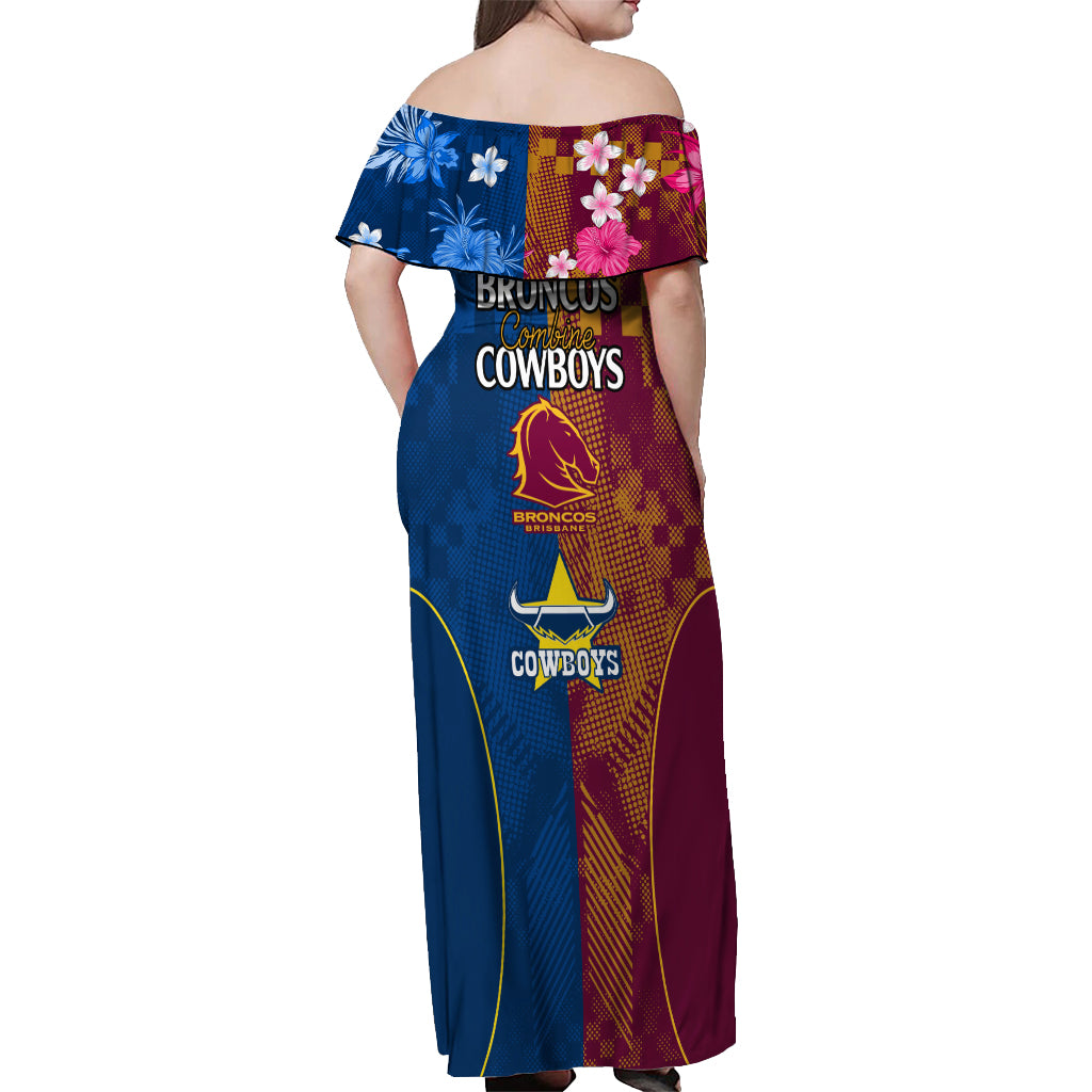 nrl-cowboys-and-broncos-off-shoulder-maxi-dress-sporty-style