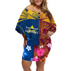nrl-cowboys-and-broncos-off-shoulder-short-dress-sporty-style