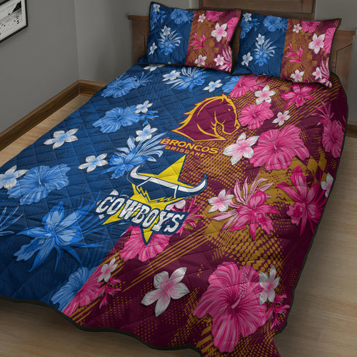 nrl-cowboys-and-broncos-quilt-bed-set-sporty-style