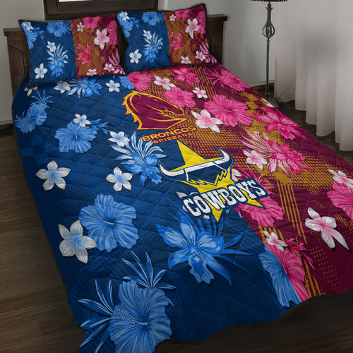 nrl-cowboys-and-broncos-quilt-bed-set-sporty-style