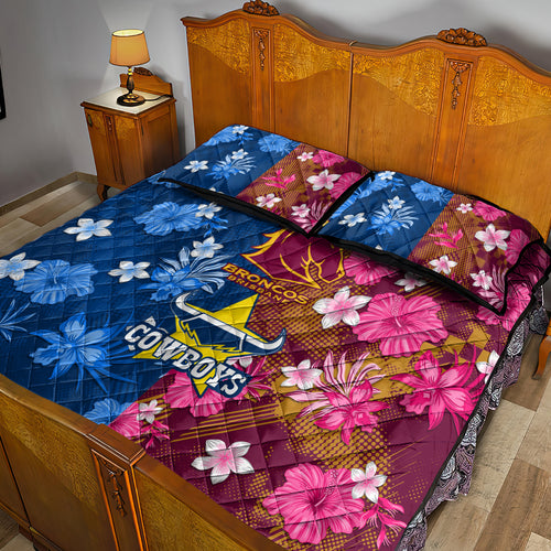 nrl-cowboys-and-broncos-quilt-bed-set-sporty-style