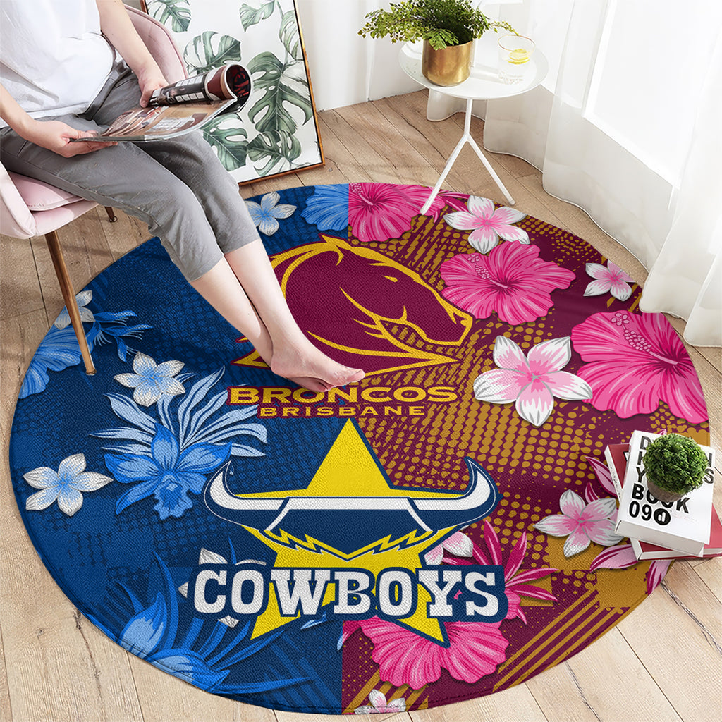 nrl-cowboys-and-broncos-round-carpet-sporty-style