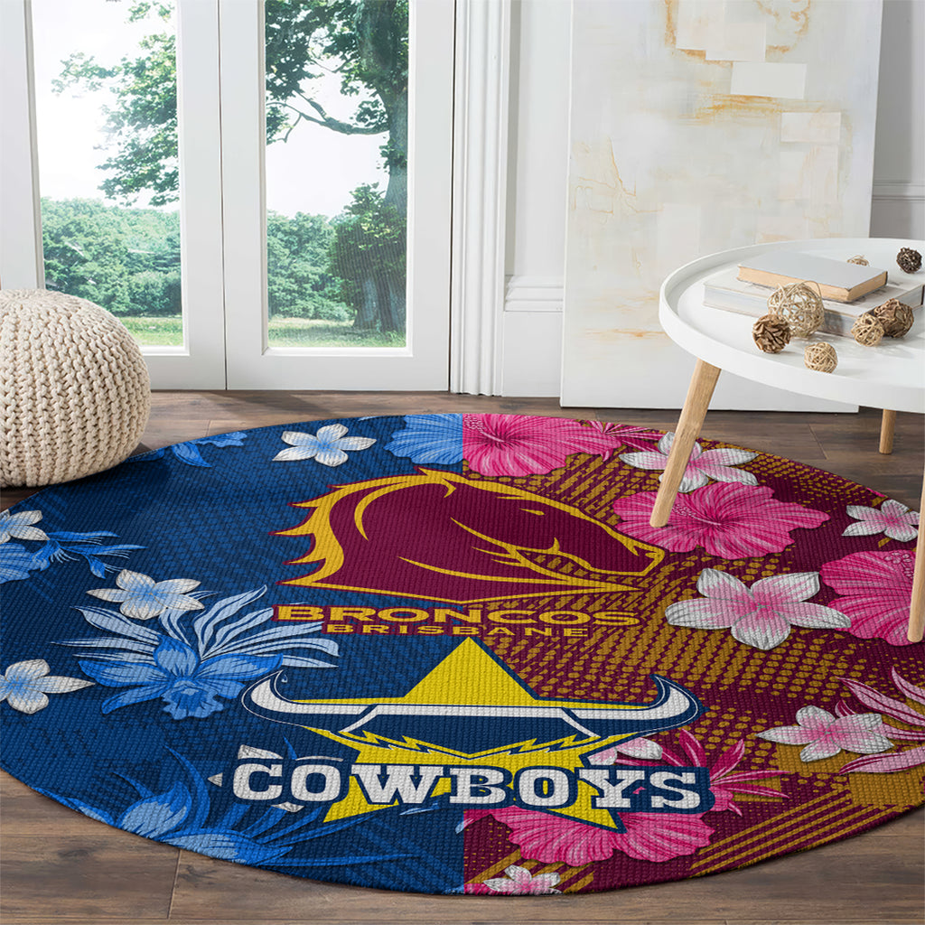 nrl-cowboys-and-broncos-round-carpet-sporty-style