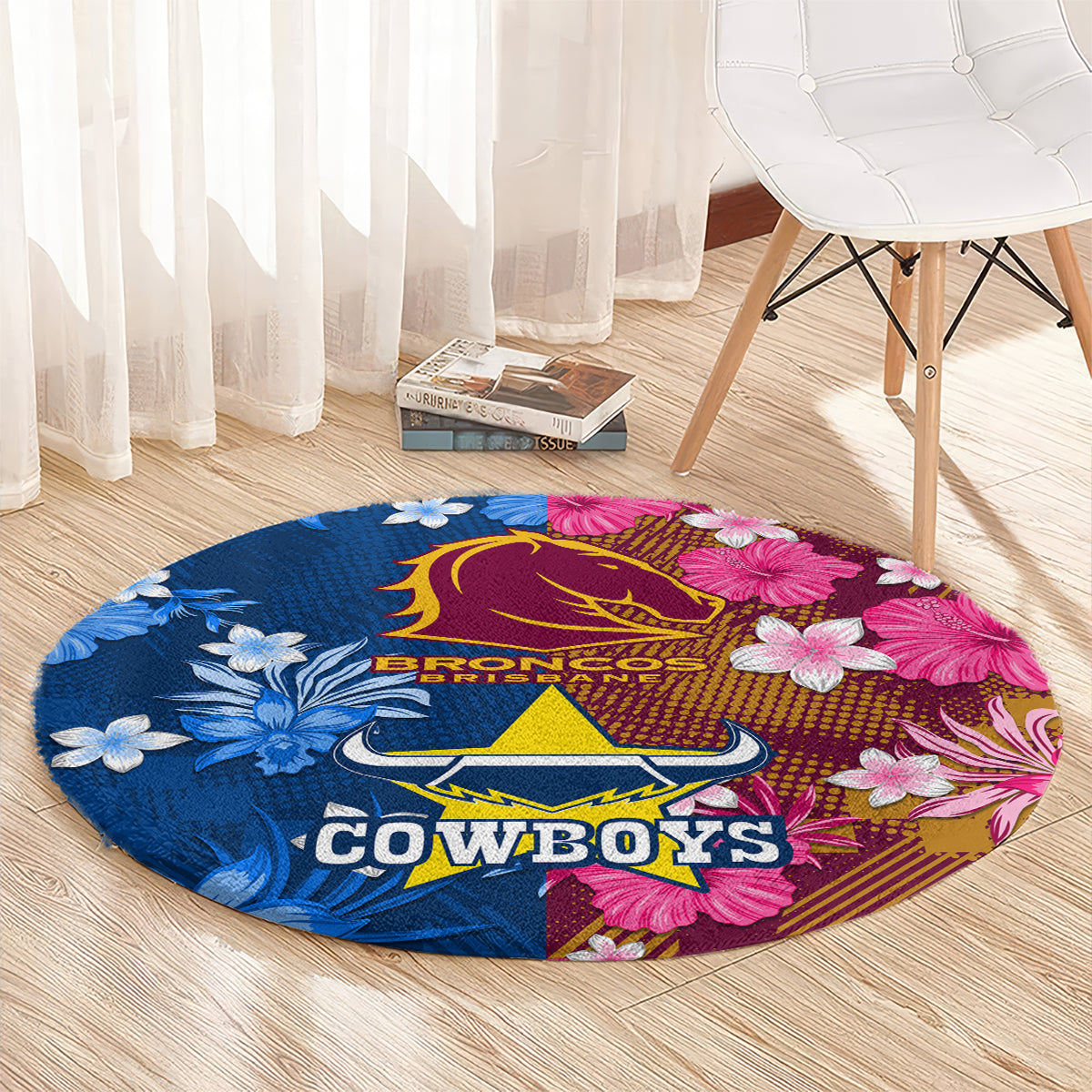 nrl-cowboys-and-broncos-round-carpet-sporty-style