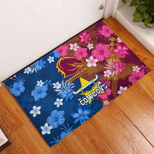 nrl-cowboys-and-broncos-rubber-doormat-sporty-style