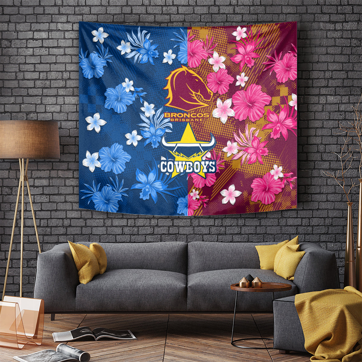 nrl-cowboys-and-broncos-tapestry-sporty-style