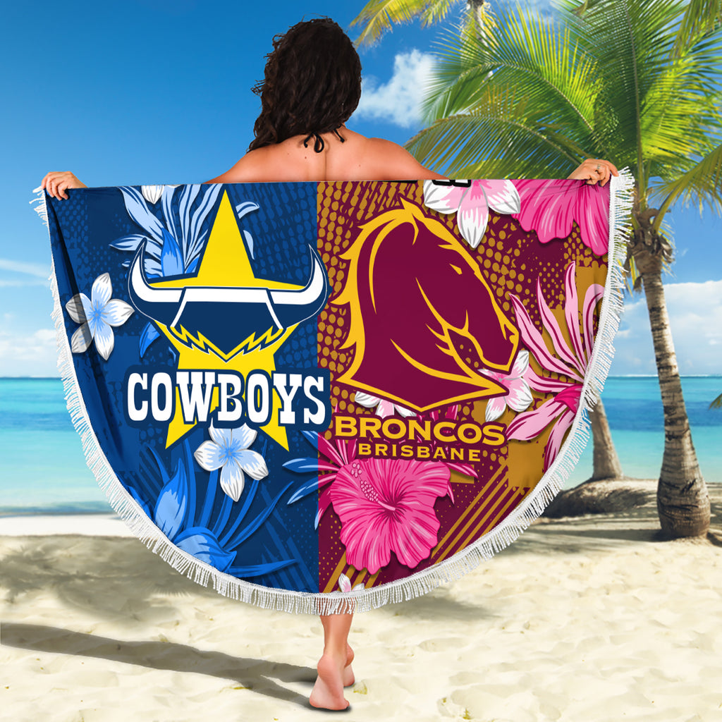custom-nrl-cowboys-and-broncos-beach-blanket-sporty-style