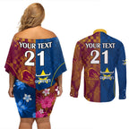 custom-nrl-cowboys-and-broncos-couples-matching-off-shoulder-short-dress-and-long-sleeve-button-shirts-sporty-style