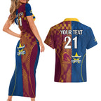 custom-nrl-cowboys-and-broncos-couples-matching-short-sleeve-bodycon-dress-and-hawaiian-shirt-sporty-style