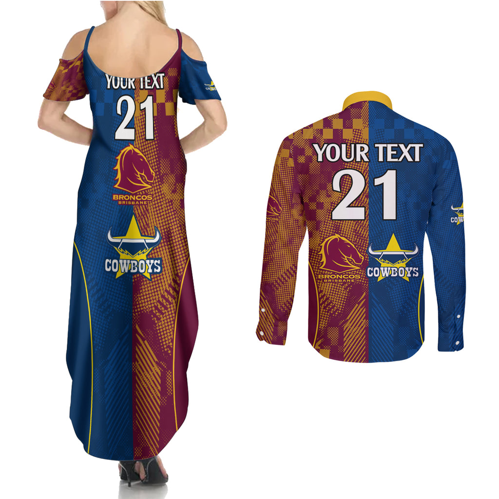 custom-nrl-cowboys-and-broncos-couples-matching-summer-maxi-dress-and-long-sleeve-button-shirts-sporty-style