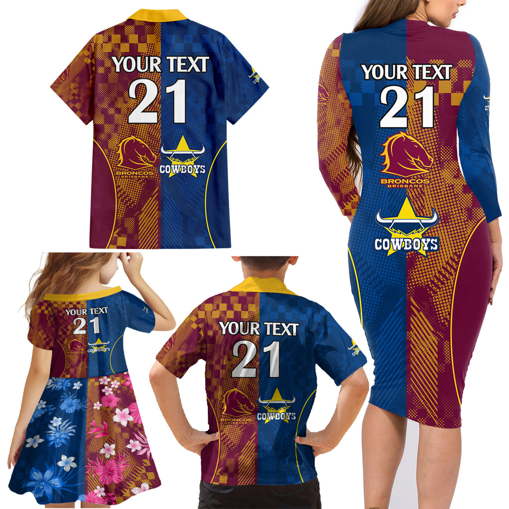 custom-nrl-cowboys-and-broncos-family-matching-long-sleeve-bodycon-dress-and-hawaiian-shirt-sporty-style