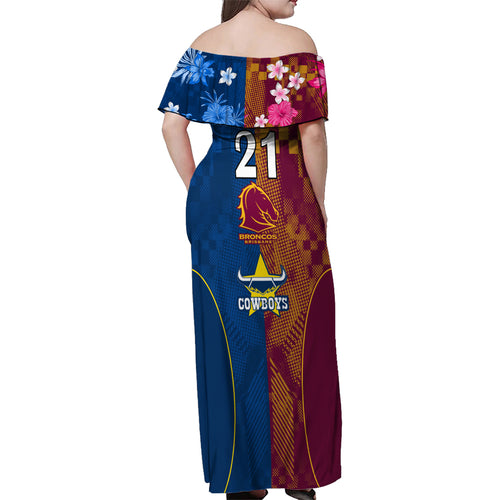 custom-nrl-cowboys-and-broncos-family-matching-off-shoulder-maxi-dress-and-hawaiian-shirt-sporty-style