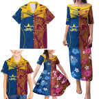 custom-nrl-cowboys-and-broncos-family-matching-puletasi-dress-and-hawaiian-shirt-sporty-style