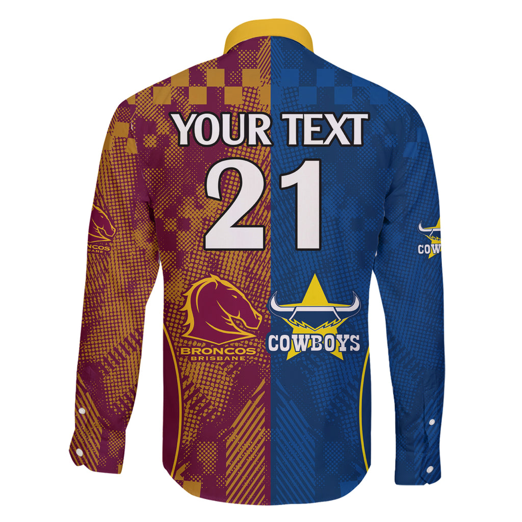 custom-nrl-cowboys-and-broncos-family-matching-summer-maxi-dress-and-hawaiian-shirt-sporty-style