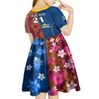 custom-nrl-cowboys-and-broncos-kid-short-sleeve-dress-sporty-style