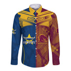 custom-nrl-cowboys-and-broncos-long-sleeve-button-shirt-sporty-style