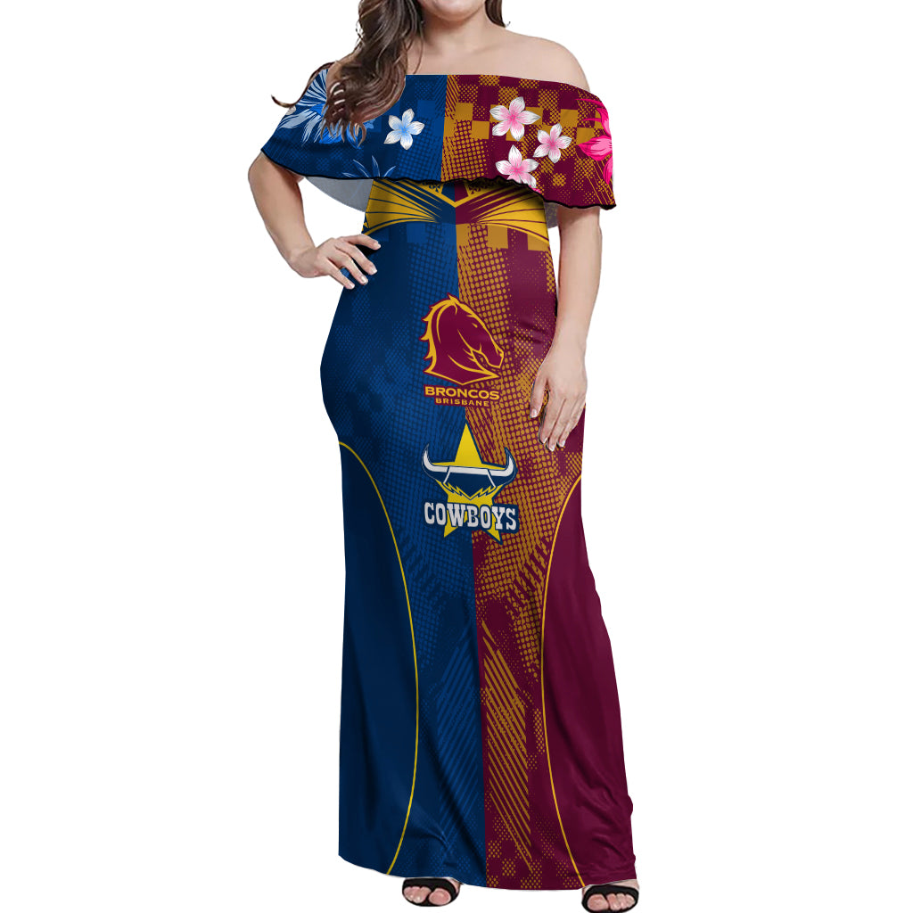 custom-nrl-cowboys-and-broncos-off-shoulder-maxi-dress-sporty-style